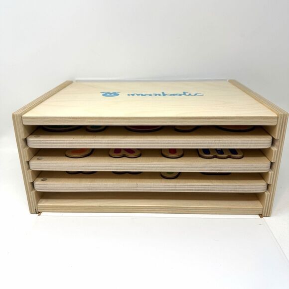 EUC Marbotic Deluxe Wooden Letters Numbers iPad Pre-K Homeschool - Picture 6 of 8